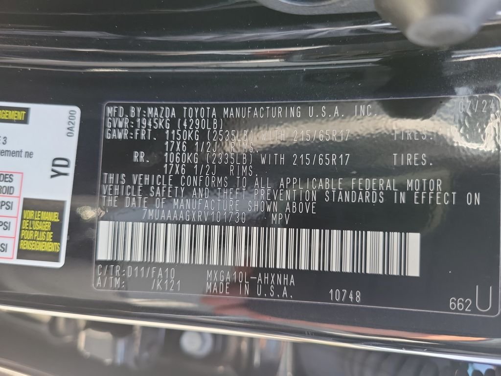 Certified Used 2024 Black Toyota L image 24