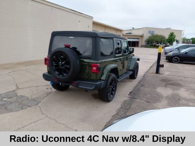 Used 2023 Green Jeep Sahara 4xe image 4