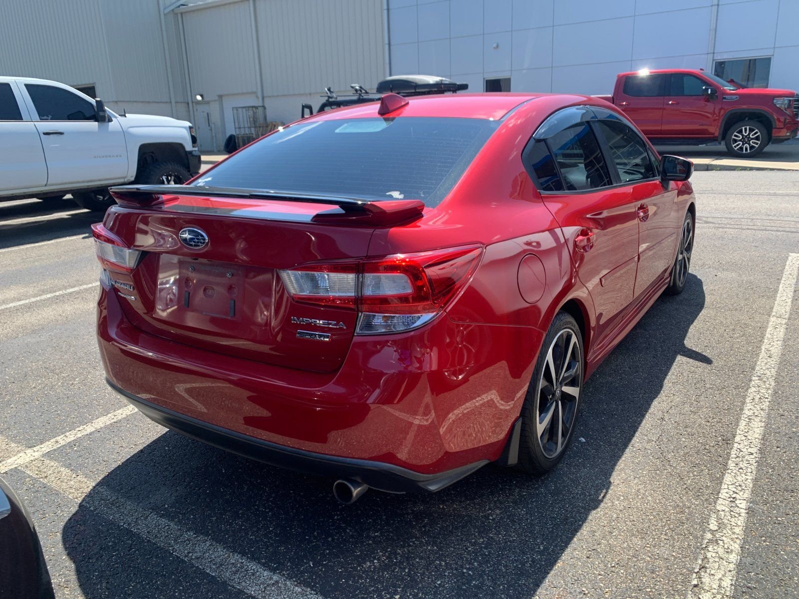 Used 2020 Red Subaru Sport image 2