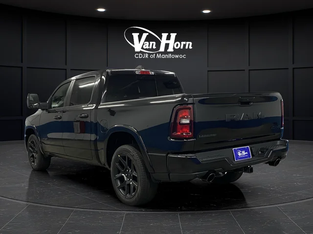 New 2026 Diamond Black Crystal Pearl-Coat Exterior Paint RAM Laramie image 3