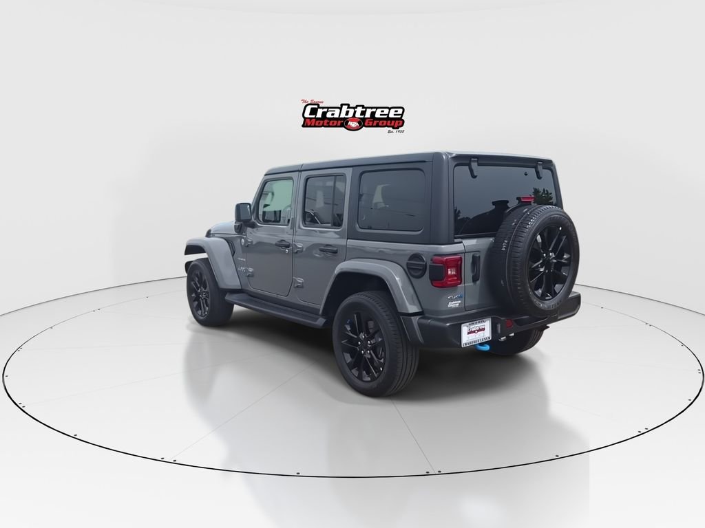 Used 2023 Gray Jeep Sahara 4xe image 6