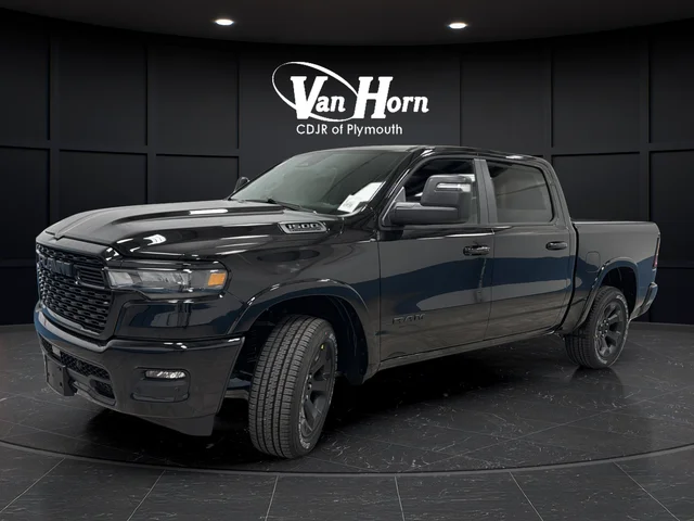 New 2026 Diamond Black Crystal Pearl-Coat Exterior Paint RAM Big Horn/Lone Star image 3