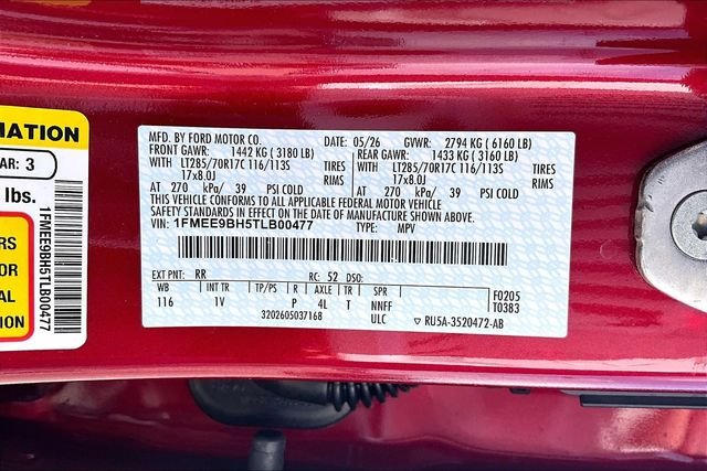 New 2026 Ruby Red Metallic Tinted Clearcoat Ford Badlands image 12