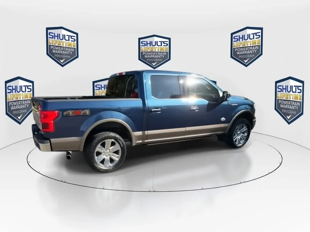 Used 2020 Blue Jeans/Stone Gray Ford King Ranch image 2