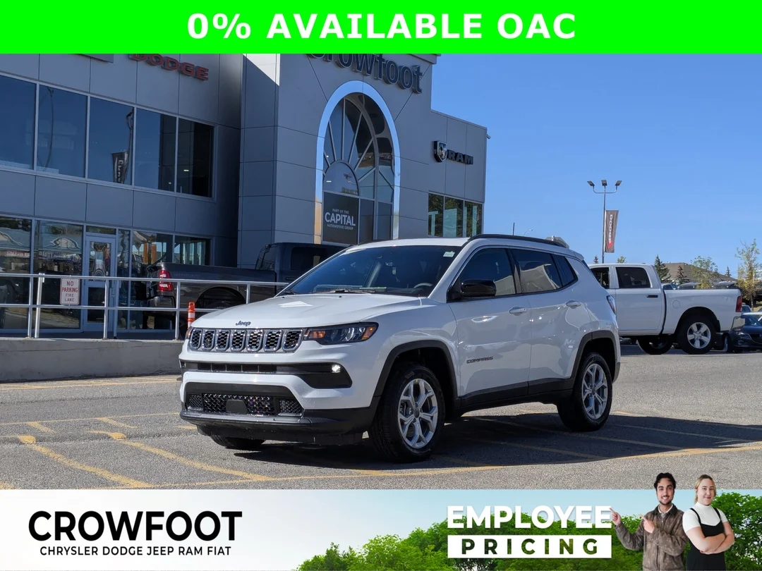 New 2026 White Jeep North - - 4x4 - Panoramic Sunroof - Alpine Audio - Adaptive Cruise - Power Liftgate & More! image 1