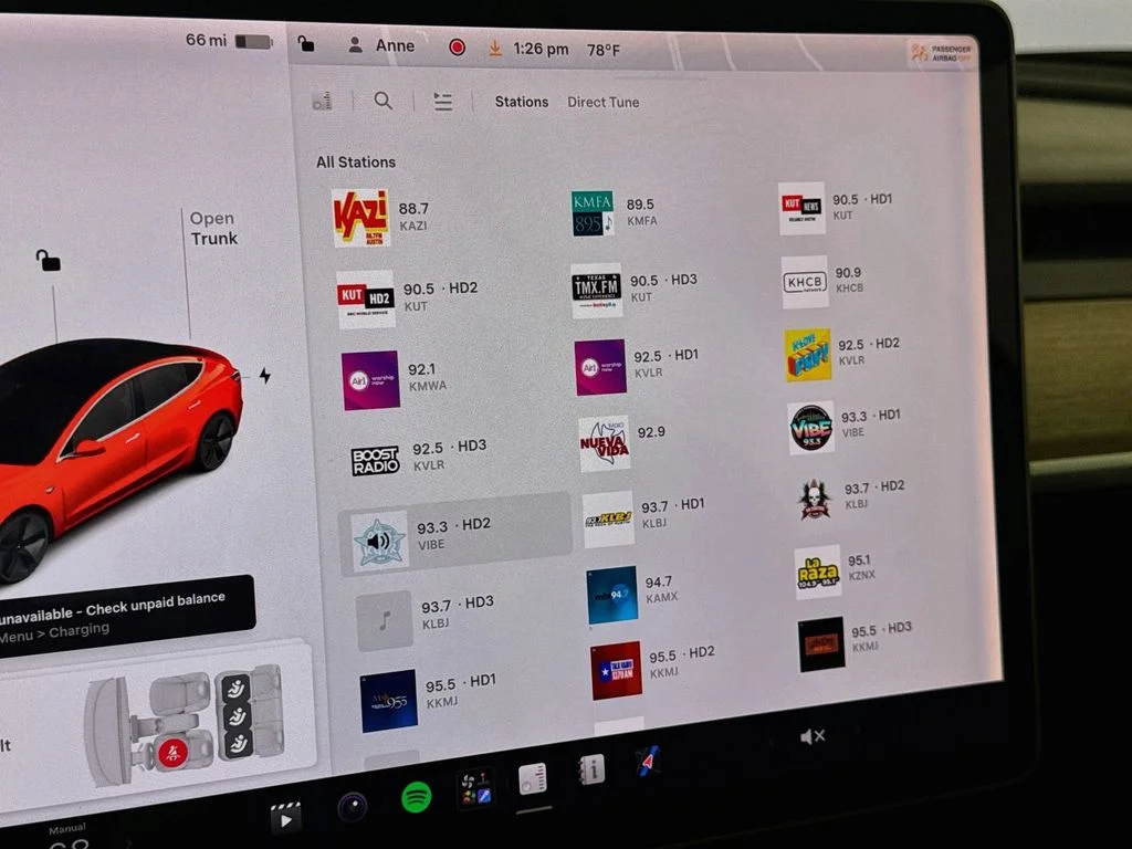 Used 2020 Red Tesla Standard image 17