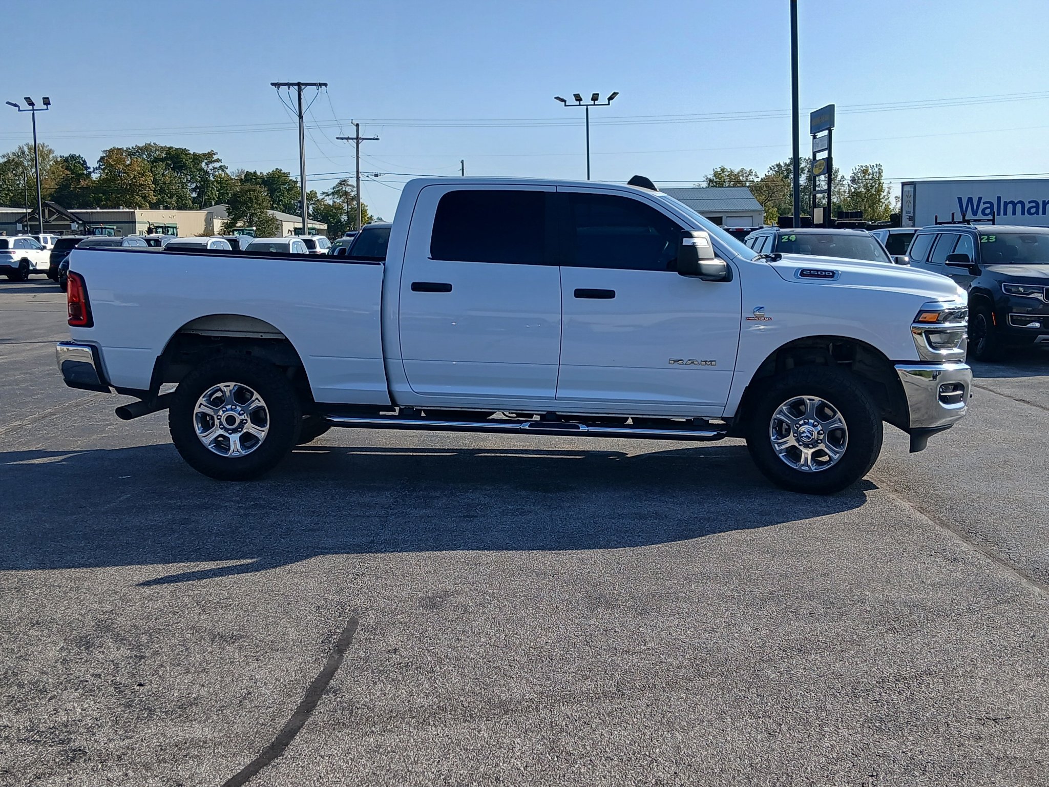 Used 2025 Bright White Clearcoat Ram Big Horn image 5