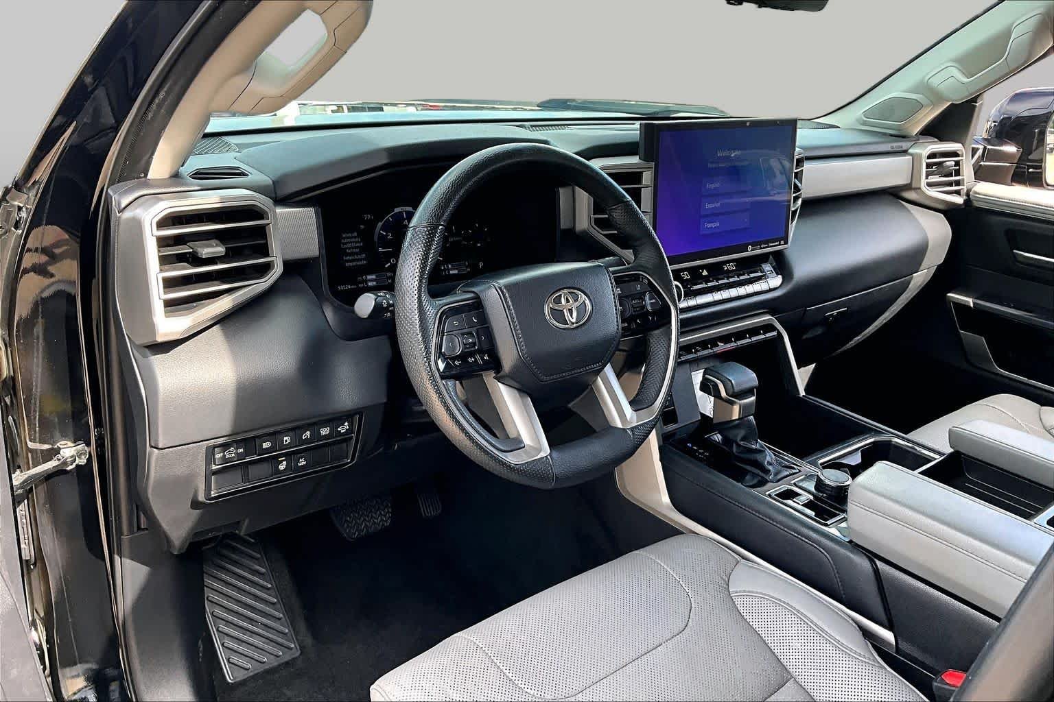 Used 2023 Midnight Black Metallic Toyota Limited Hybrid image 18