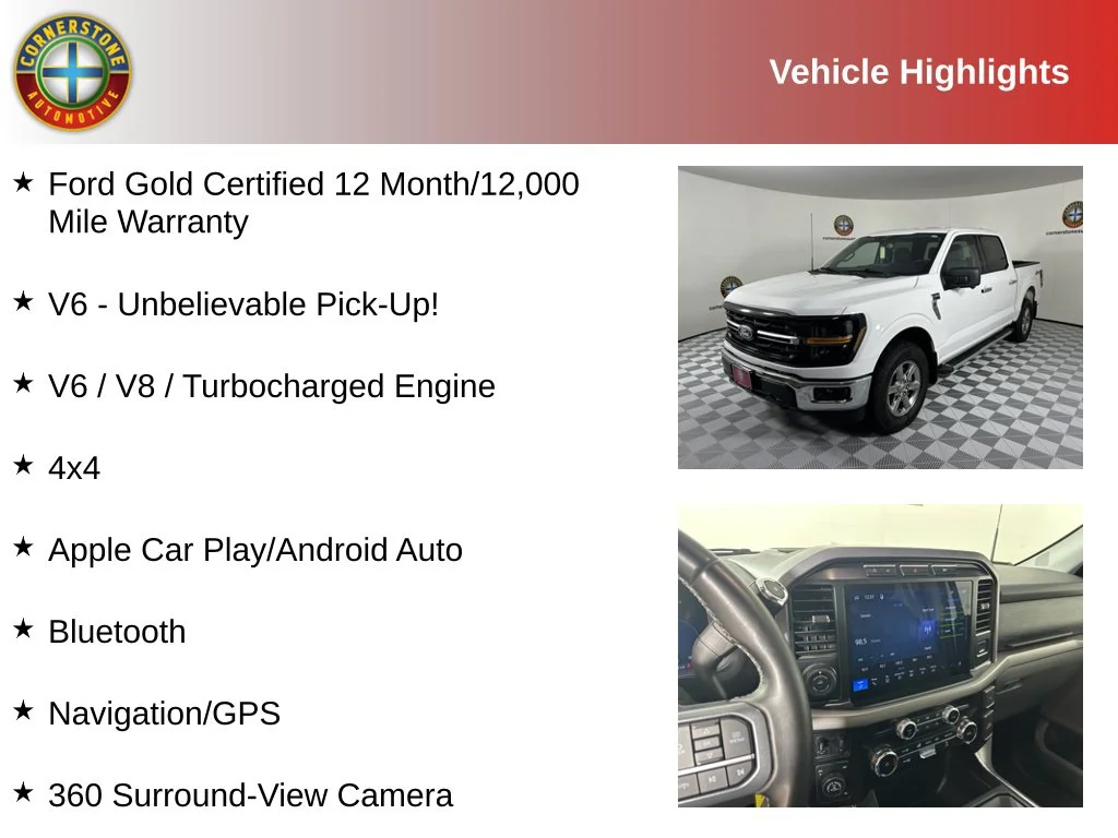 Used 2024 Ford F-150 XLT with VIN 1FTFW3L80RKD87193 for sale in Elk River, Minnesota