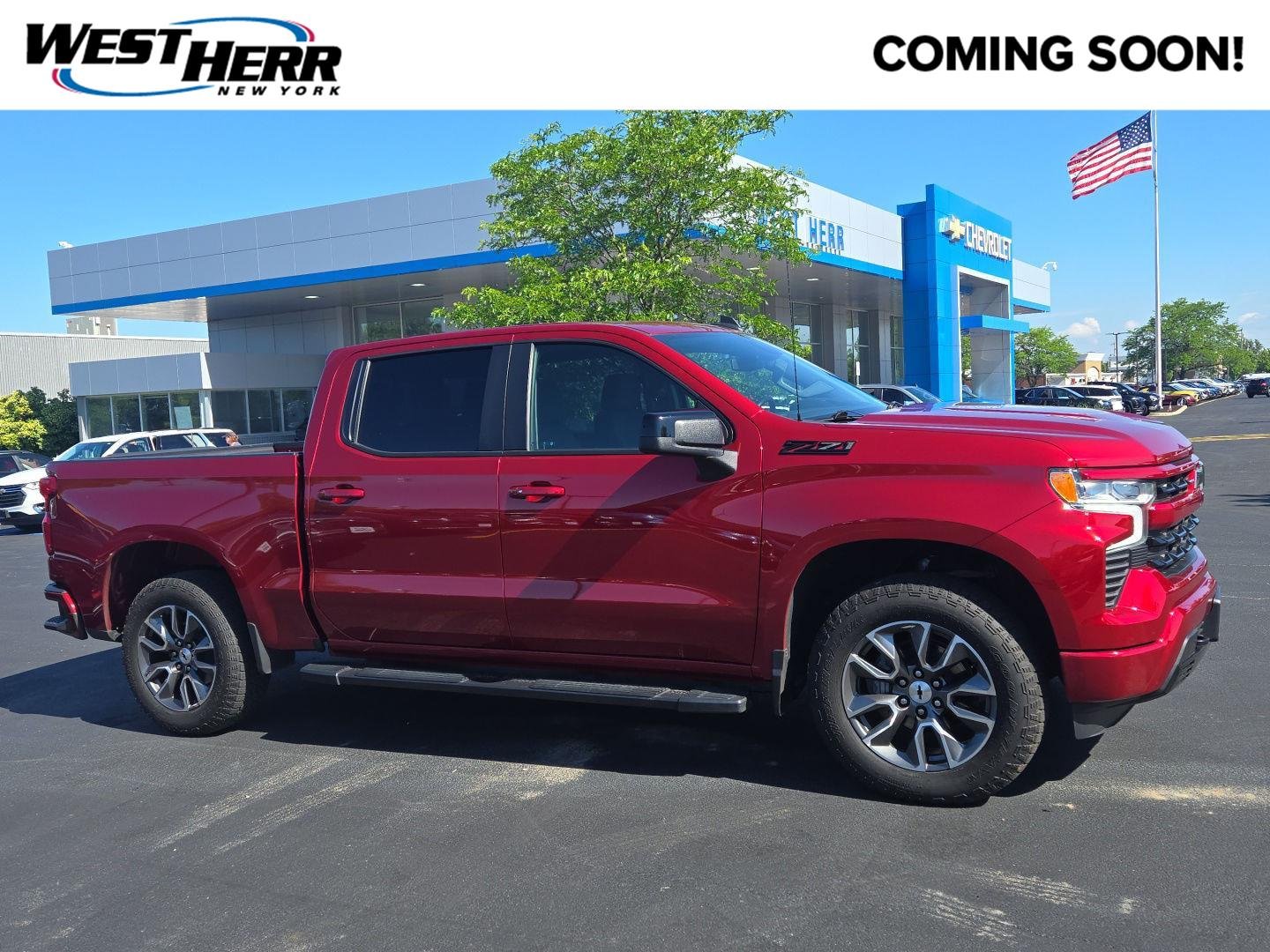Used 2025 Radiant Red Tintcoat Chevrolet RST image 1