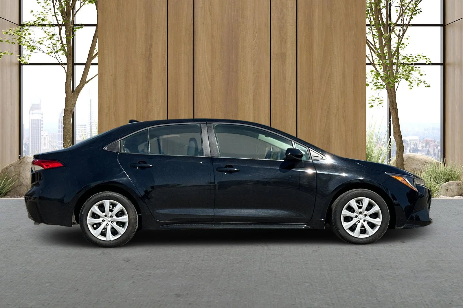 Used 2025 Black Toyota LE image 3