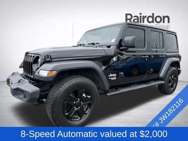 Used 2018 Black Clearcoat Jeep Sport S image 3