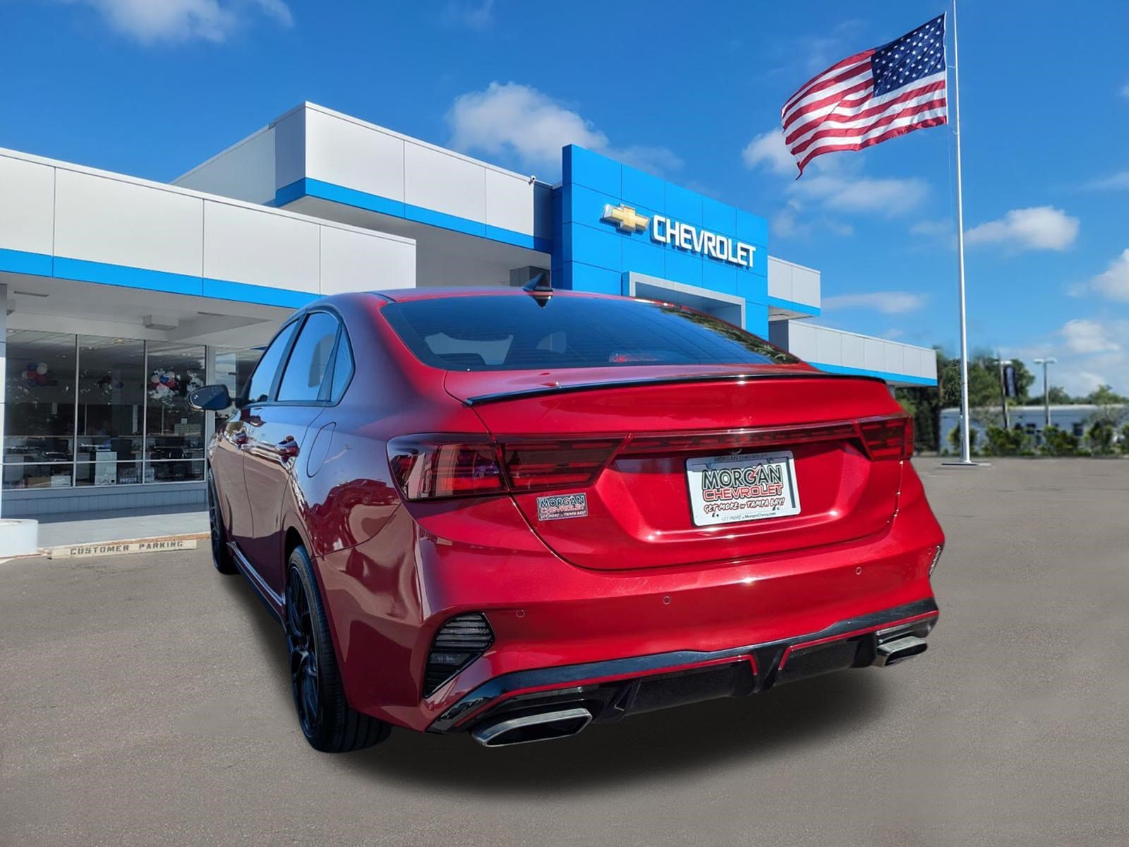 Used 2023 Currant Red Kia GT image 5