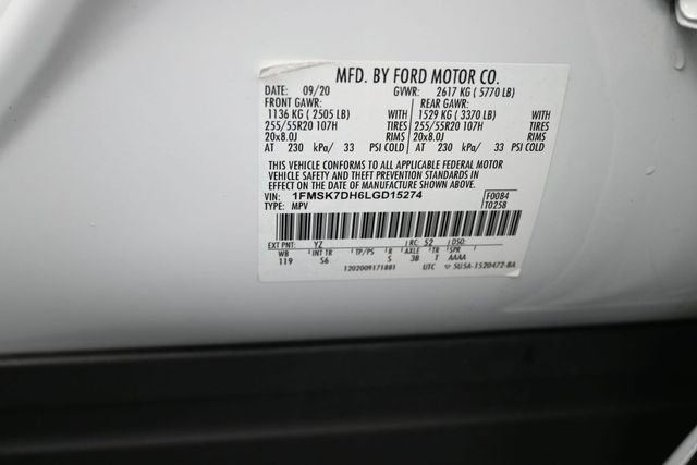 Used 2020 White Ford XLT image 20