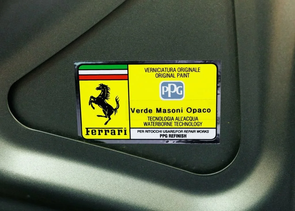 Certified Used 2024 Verde Masoni Opaco Ferrari Base image 49
