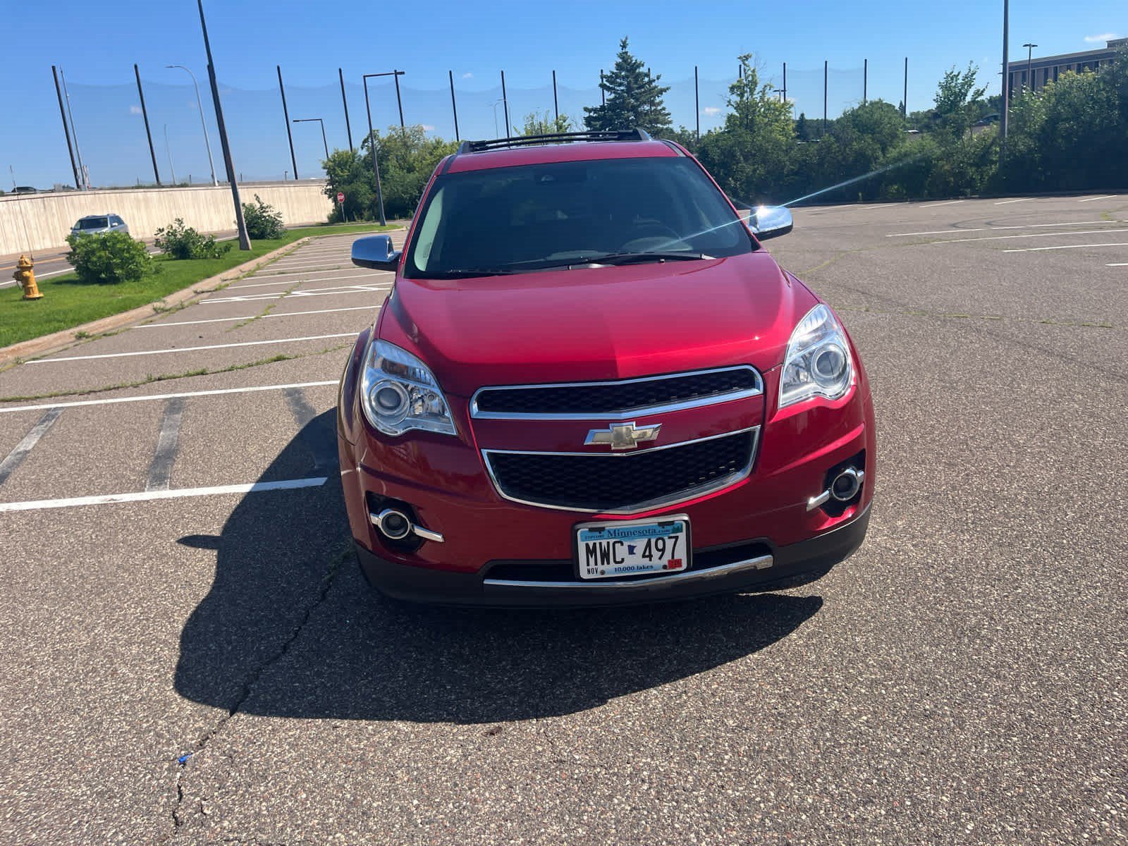 Used 2014 Crystal Red Tintcoat Chevrolet LTZ image 2