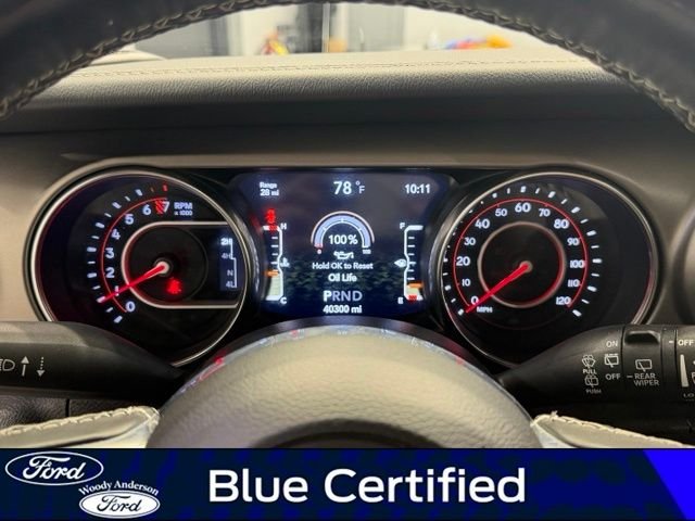 Certified Used 2020 Bright White Clearcoat Jeep Unlimited Rubicon image 13