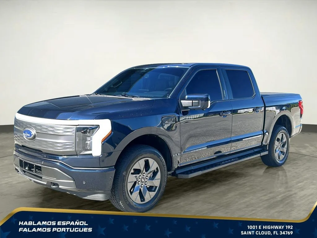 Used 2023 Ford F-150 Lightning Lariat with VIN 1FTVW1EV8PWG10850 for sale in St. Cloud, FL