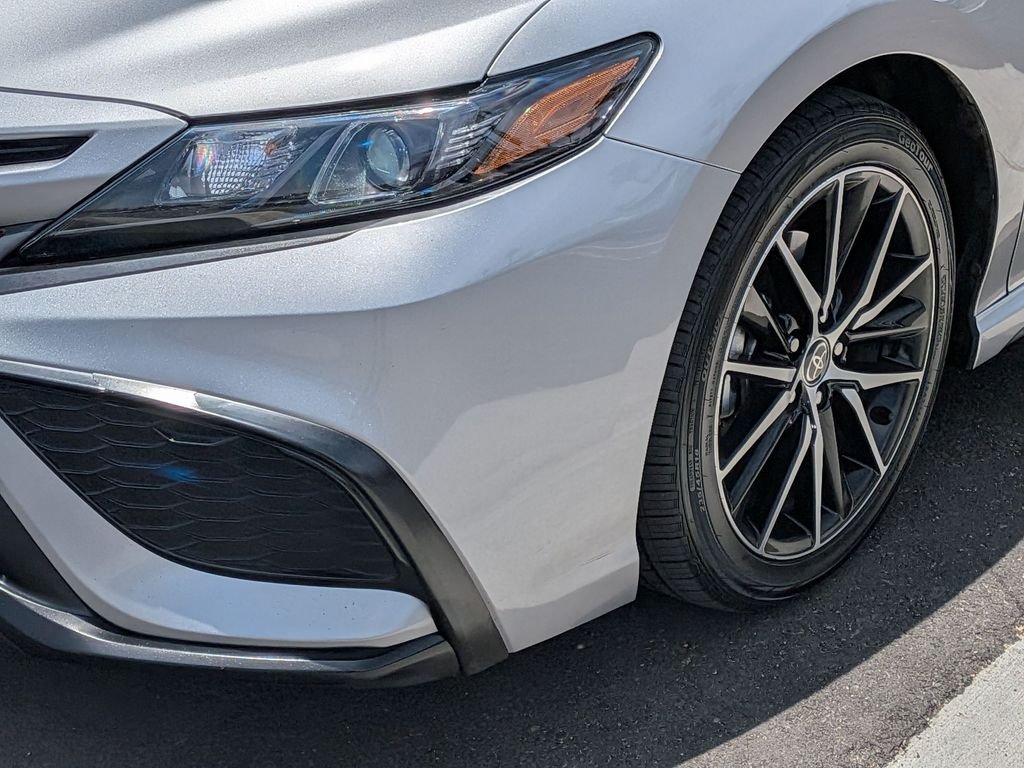 Used 2021 Silver Toyota SE image 23