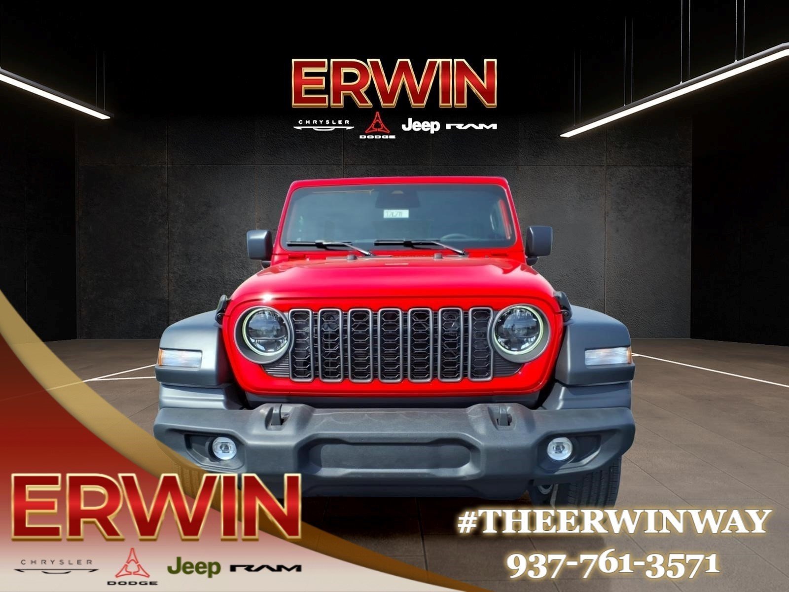 New 2026 Firecracker Red Clear-Coat Exterior Paint Jeep Sport image 2
