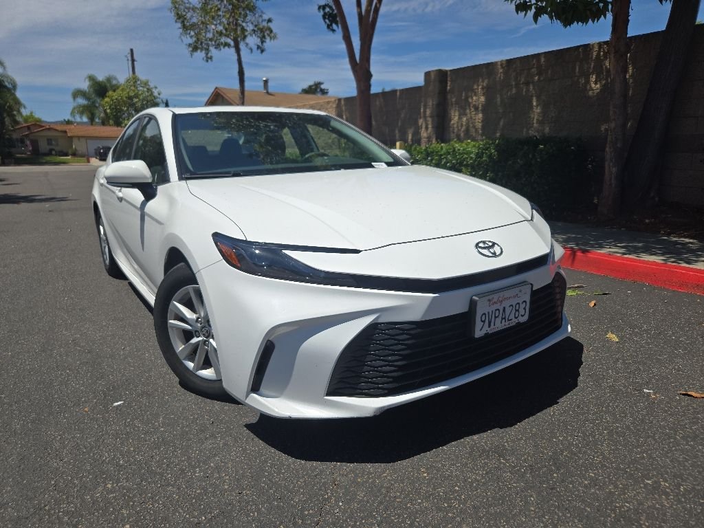 Used 2025 White Toyota LE image 2