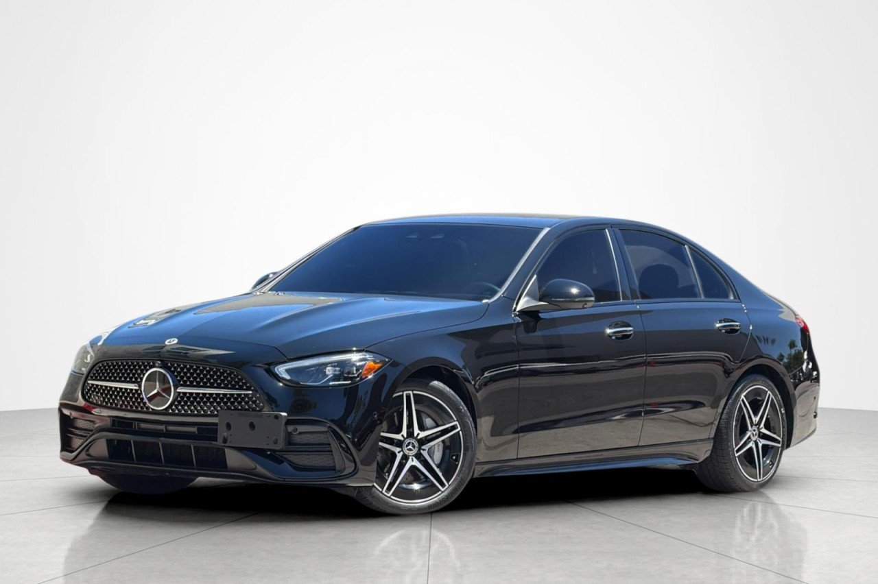 Certified Used 2023 Black Mercedes-Benz C 300 image 1