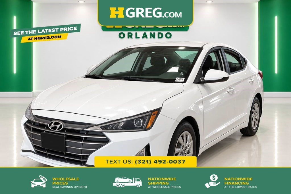 Used 2020 Quartz White Pearl Hyundai SE image 1