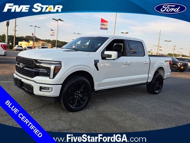 Used 2024 White Metallic Ford Platinum image 3
