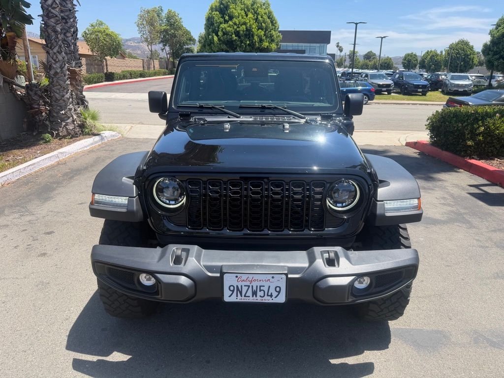 Used 2024 Black Jeep Willys 4xe image 2