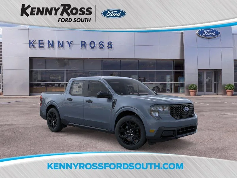 New 2026 Azure Gray Metallic Tri-Coat Ford XLT image 1