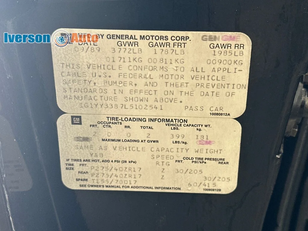 Used 1990 Black Chevrolet Base image 13