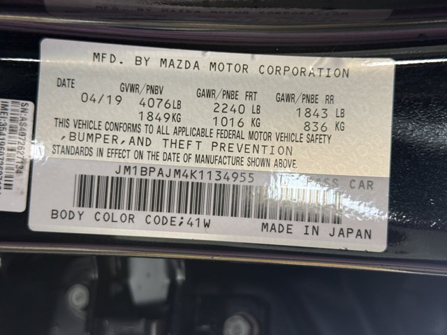Used 2019 Jet Black Mica Mazda  image 22