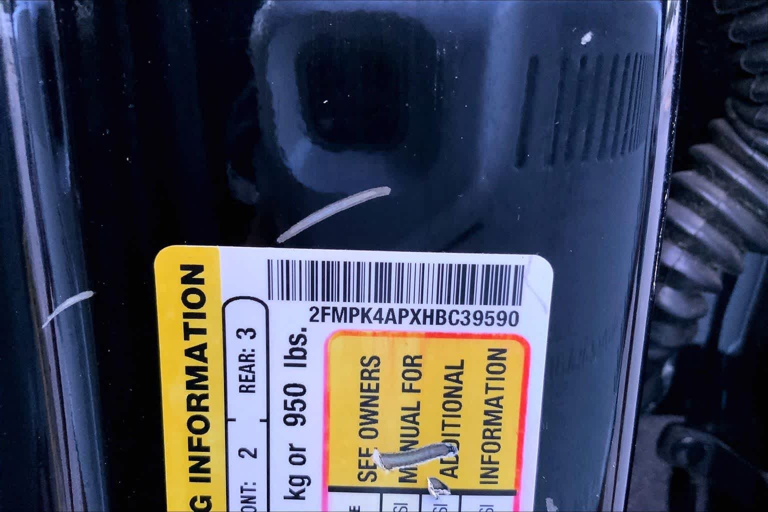 Used 2017 Shadow Black Ford Sport image 28