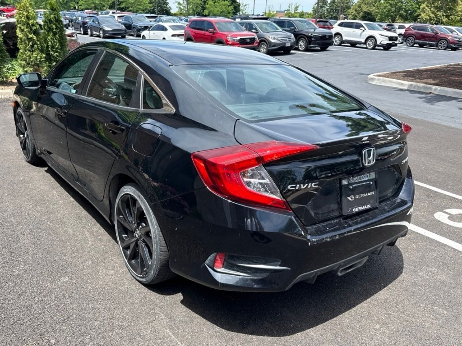 Certified Used 2020 Crystal Black Pearl Honda Sport image 13