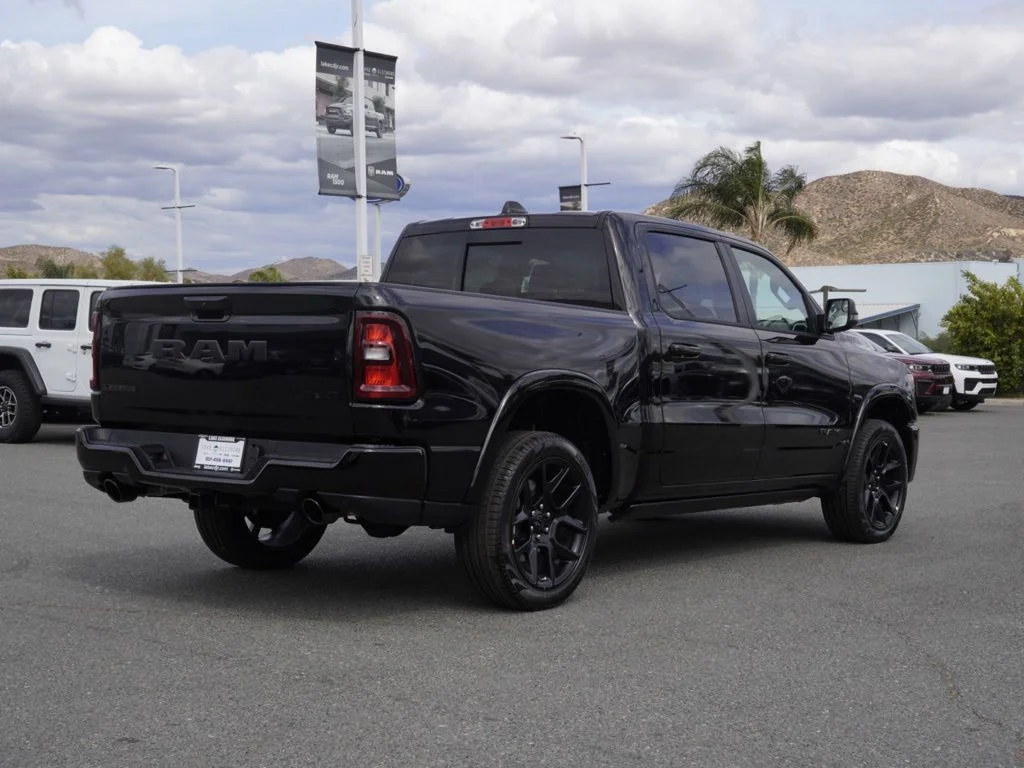 New 2026 Diamond Black Crystal Pearl-Coat Exterior Paint RAM Laramie image 3