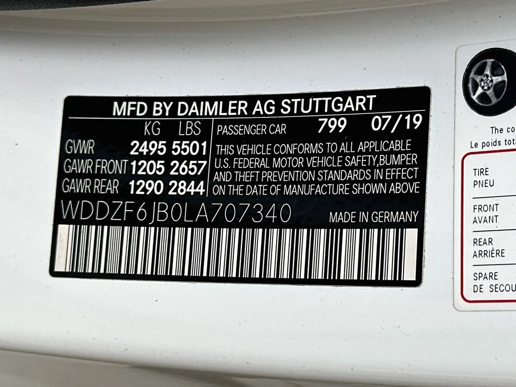 Used 2020 designo Diamond White Mercedes-Benz E 450 image 35