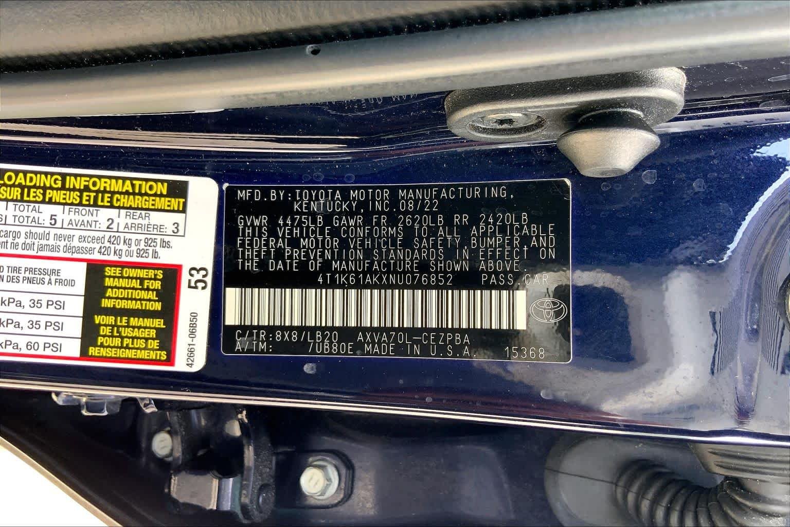 Used 2022 Blueprint Toyota XSE image 36