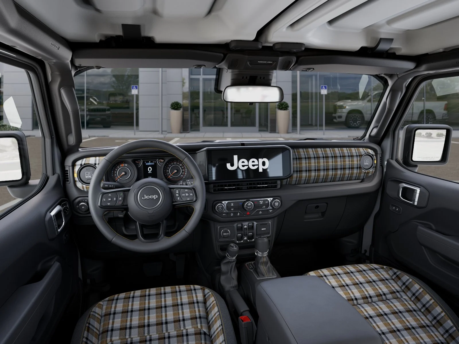 New 2026 Bright White Clear-Coat Exterior Paint Jeep 85th Anniversary Edition image 47