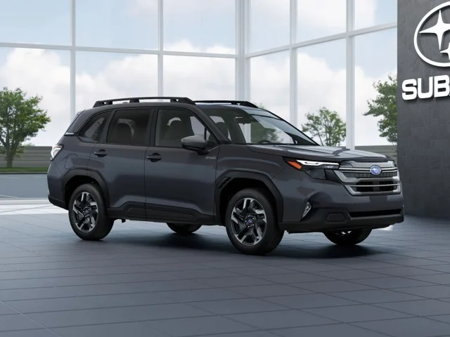 New 2026 MAGNETITE GRAY METALLIC Subaru Premium Hybrid image 1