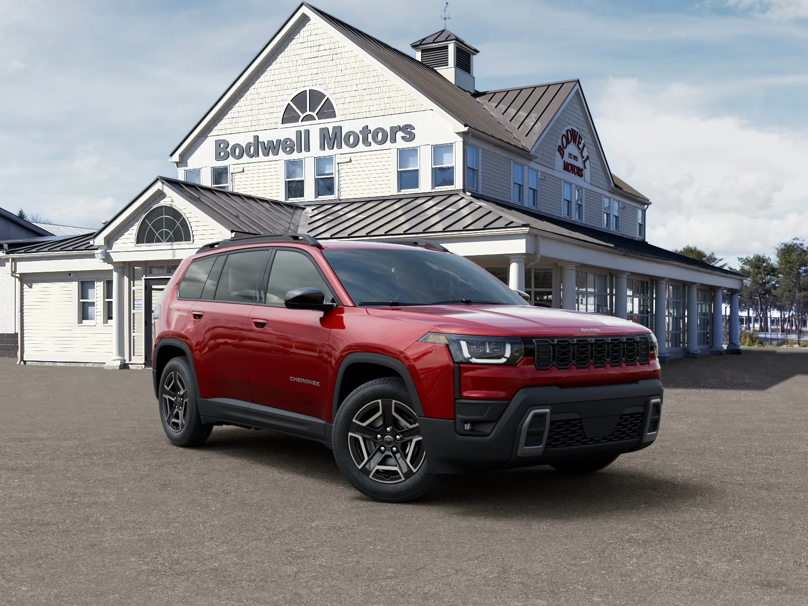 New 2026 Red Hot Pearl-Coat Exterior Paint Jeep Laredo 4x4 image 31