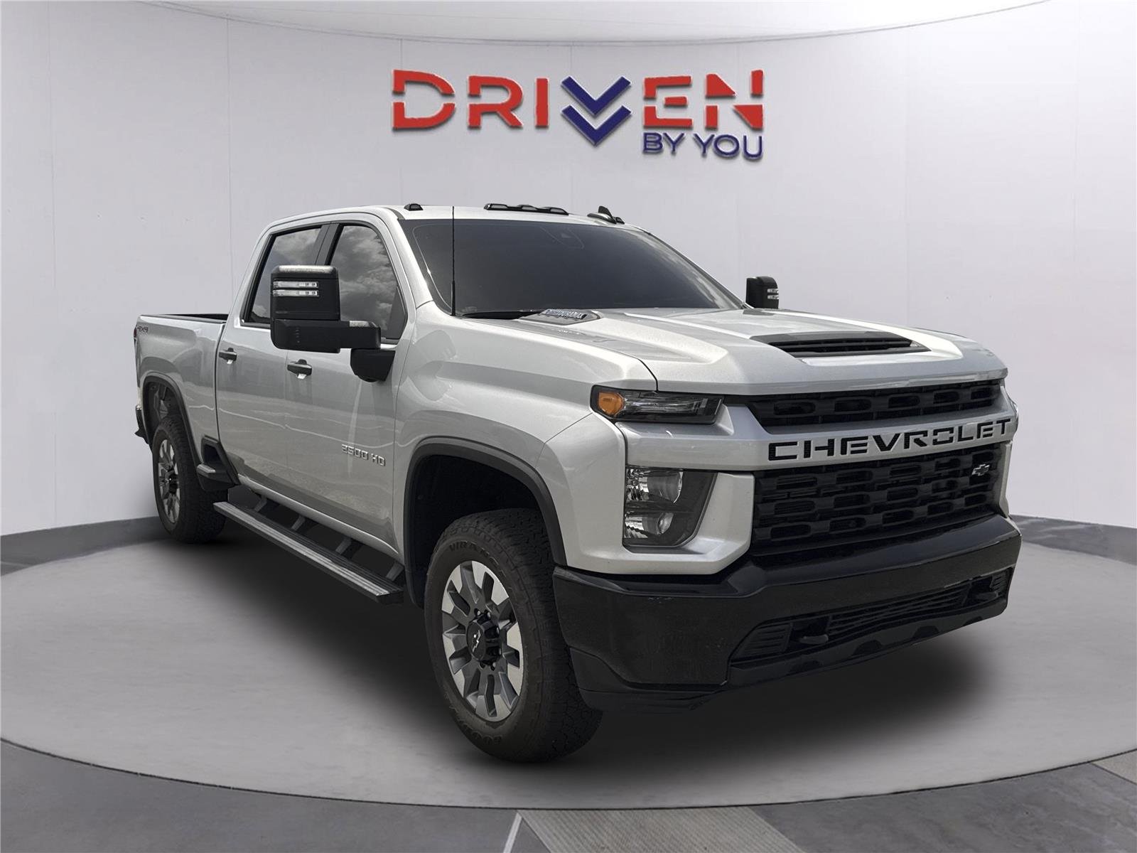 Certified Used 2021 SILVER ICE METALLIC Chevrolet Custom image 2