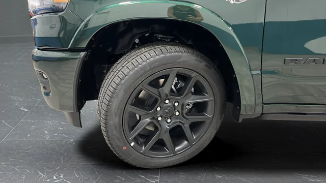 New 2026 Serrano-Green Metallic Exterior Paint RAM Laramie image 40