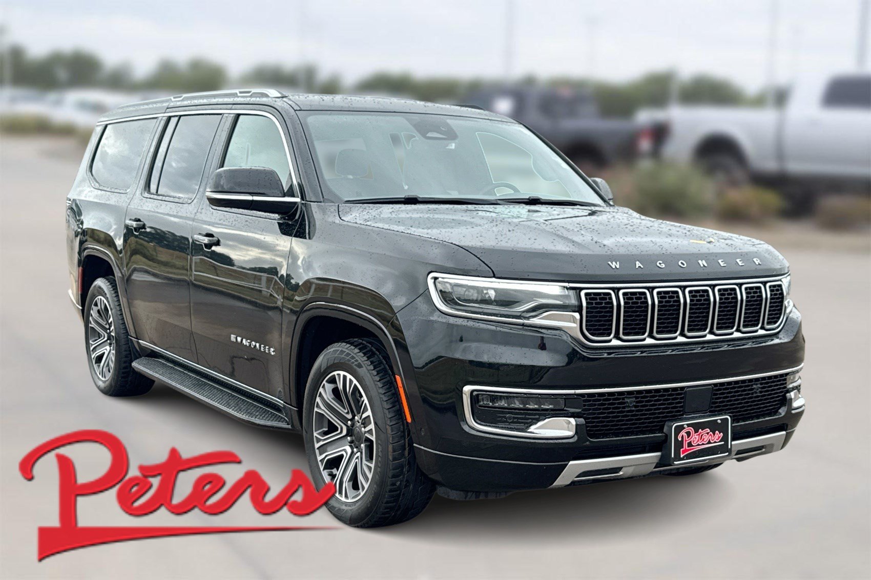Used 2024 Diamond Black Crystal Pearlcoat Jeep Series II image 1