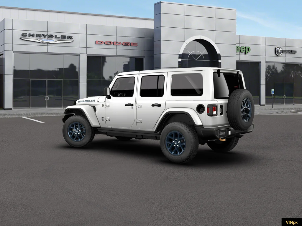 New 2026 Bright White Clear-Coat Exterior Paint Jeep  image 3