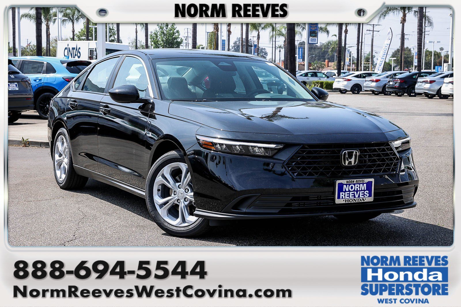 New 2026 Crystal Black Pearl Honda LX CVT image 1