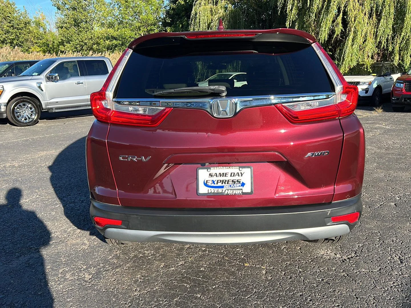 Used 2019 Basque Red Pearl II Honda EX image 22