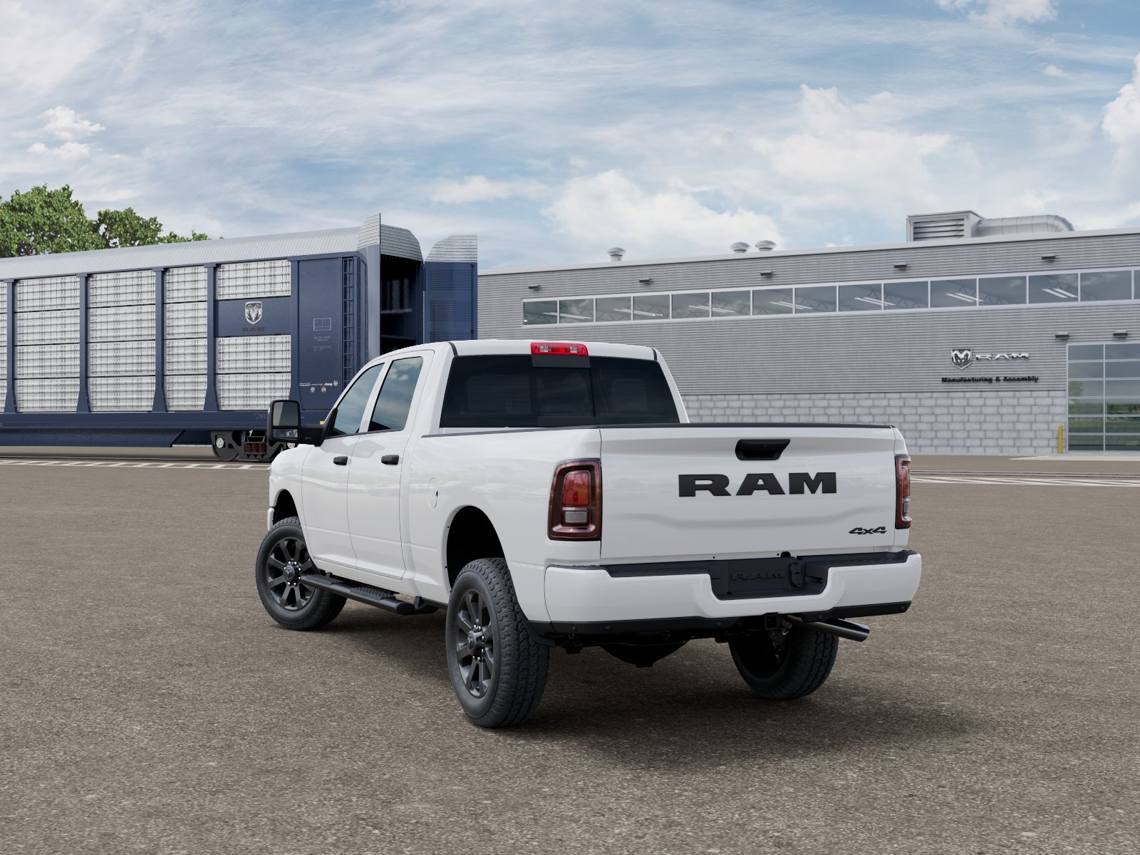 New 2026 Bright White Clear-Coat Exterior Paint RAM  image 29