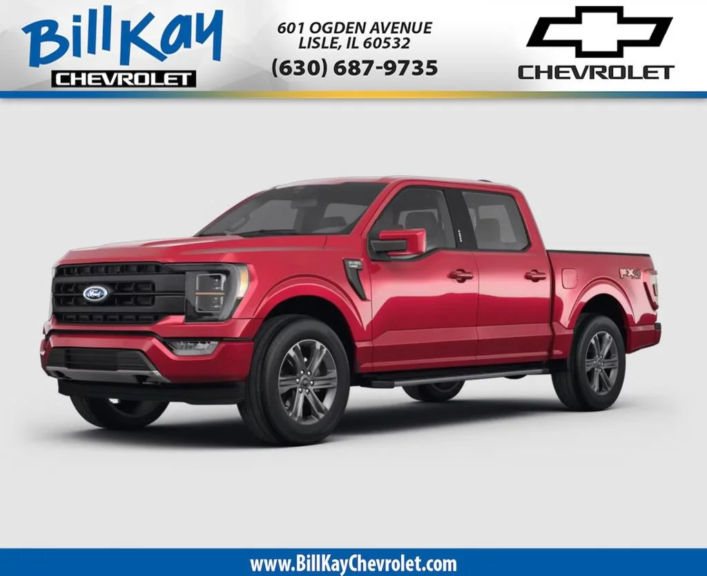 Used 2022 Red Ford LARIAT image 1