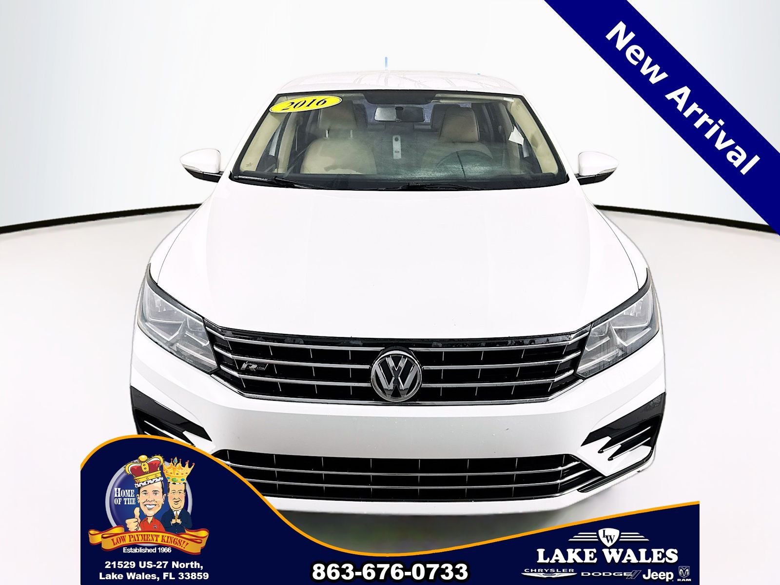 Used 2016 Volkswagen Passat R-Line with VIN 1VWAS7A34GC060739 for sale in Lake Wales, FL