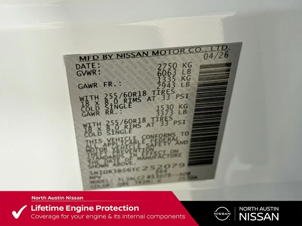 New 2026 White Nissan SV image 42